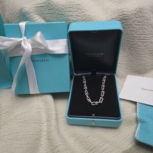 Tiffany & Co. Silver Necklace with Blue Box
